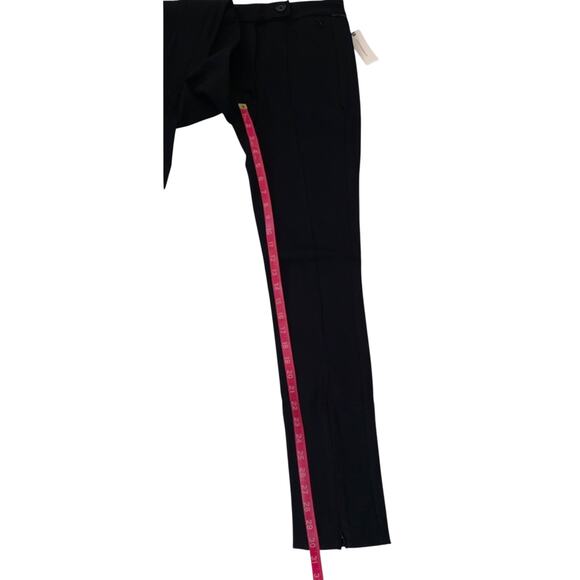 MAEVE by ANTHROPOLOGIE   NWT  Black Ankle Zip Pants Size 0 High Rise Slim Leg - Picture 10 of 15